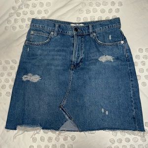 Free People Denim Skirt